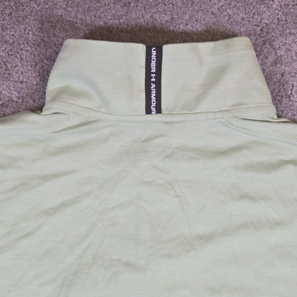 Under Armour Golf Men's Playoff 3.0 1/4 Zip Pullover Large Morph Green - Picture 8 of 8